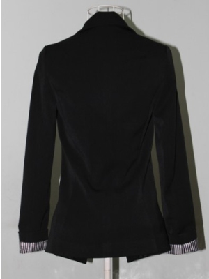 Black coat women style - Click Image to Close